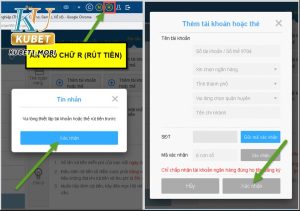 Rút tiền Kubet